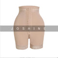 Women Butt Lifter Faja Colombian Shaperwear Panties Front Closure Hook-Eye with Crotch Zipper High Compressionshapewear Shorts