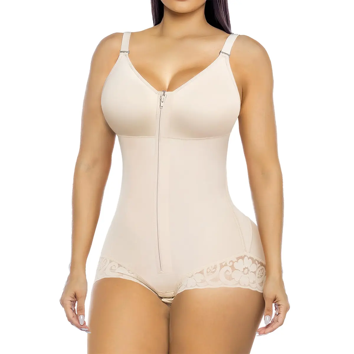 YIANNA Overbust Fajas Colombianas Shapewear for Women Tummy Control Brief Shaper Girdles Compression Garment