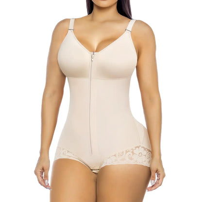 YIANNA Overbust Fajas Colombianas Shapewear for Women Tummy Control Brief Shaper Girdles Compression Garment